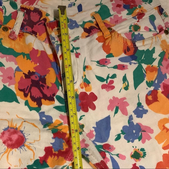 Flower Colorful white summer jeans - Picture 12 of 14